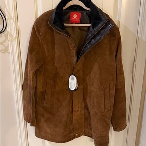 Laverapelle Men's SHERIFF WALT (ROBERT TAYLOR) COW SUEDE LEATHER COAT